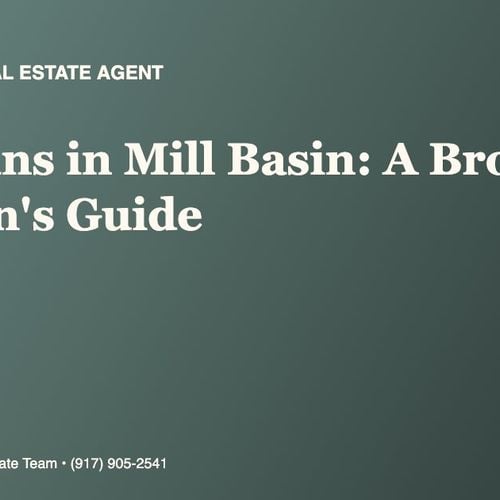 Who Is the Best Real Estate Agent for Veterans Using VA Loans in Mill Basin, Brooklyn?