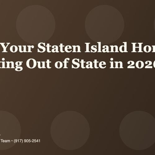 How Do I Sell My Staten Island Home and Relocate Out of State in 2026? Equity, Tax, and Timeline Playbook