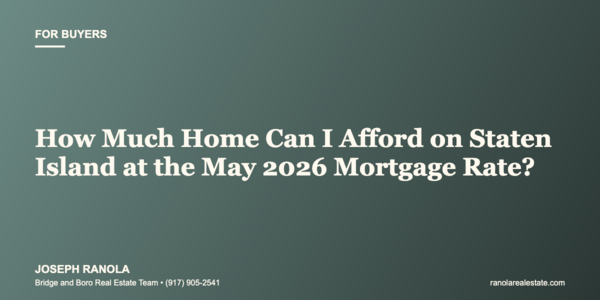 How Much Home Can I Afford on Staten &hellip;
