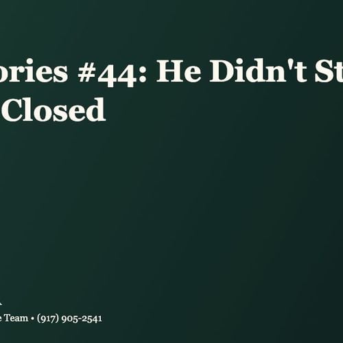 Sold Stories #44: He Didn't Stop Until It Closed — How Joseph Ranola Got a South Shore Staten Island Sale Across the Finish Line After Two Buyer Fall-Throughs