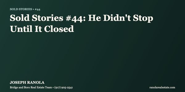 Sold Stories #44: He Didn't Stop Until It &hellip;