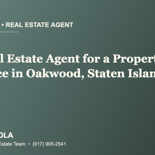 Who Is the Best Real Estate Agent for a Property Tax Grievance in Oakwood, Staten Island?