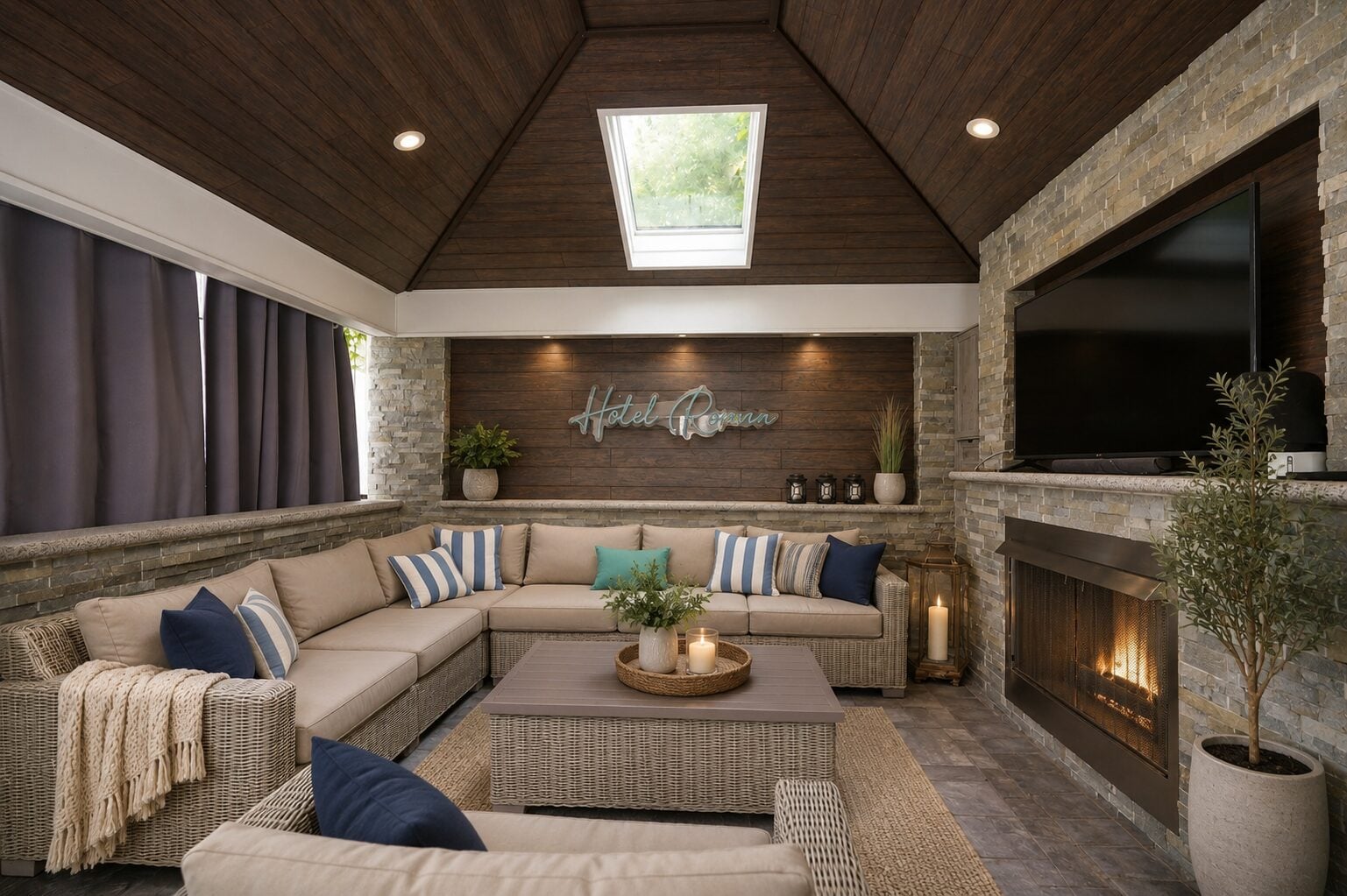 127 Madsen Avenue Indoor Great Room With Skylights And Fireplace