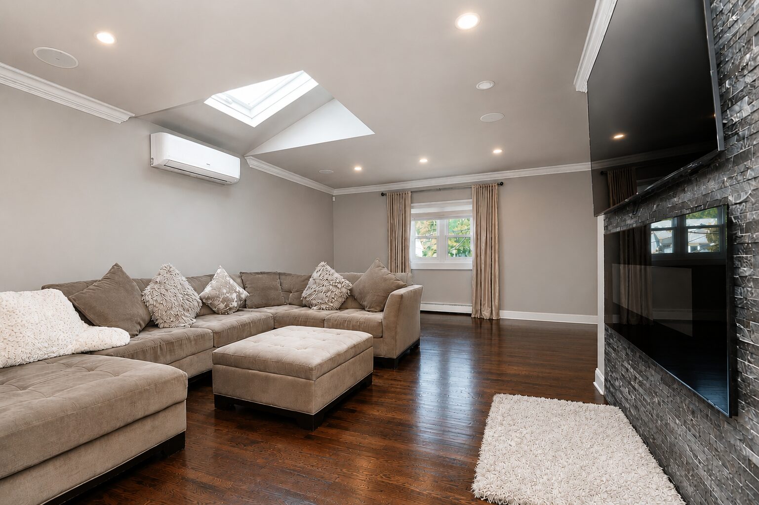127 Madsen Avenue Family Room With Stone Fireplace