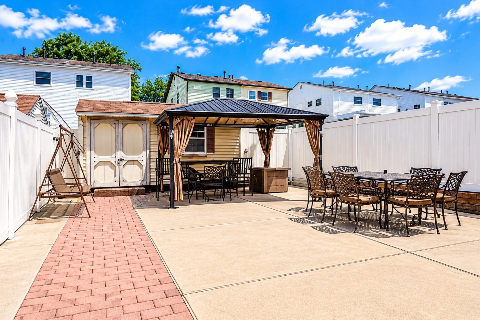 19 Shotwell Avenue Backyard With Pergola
