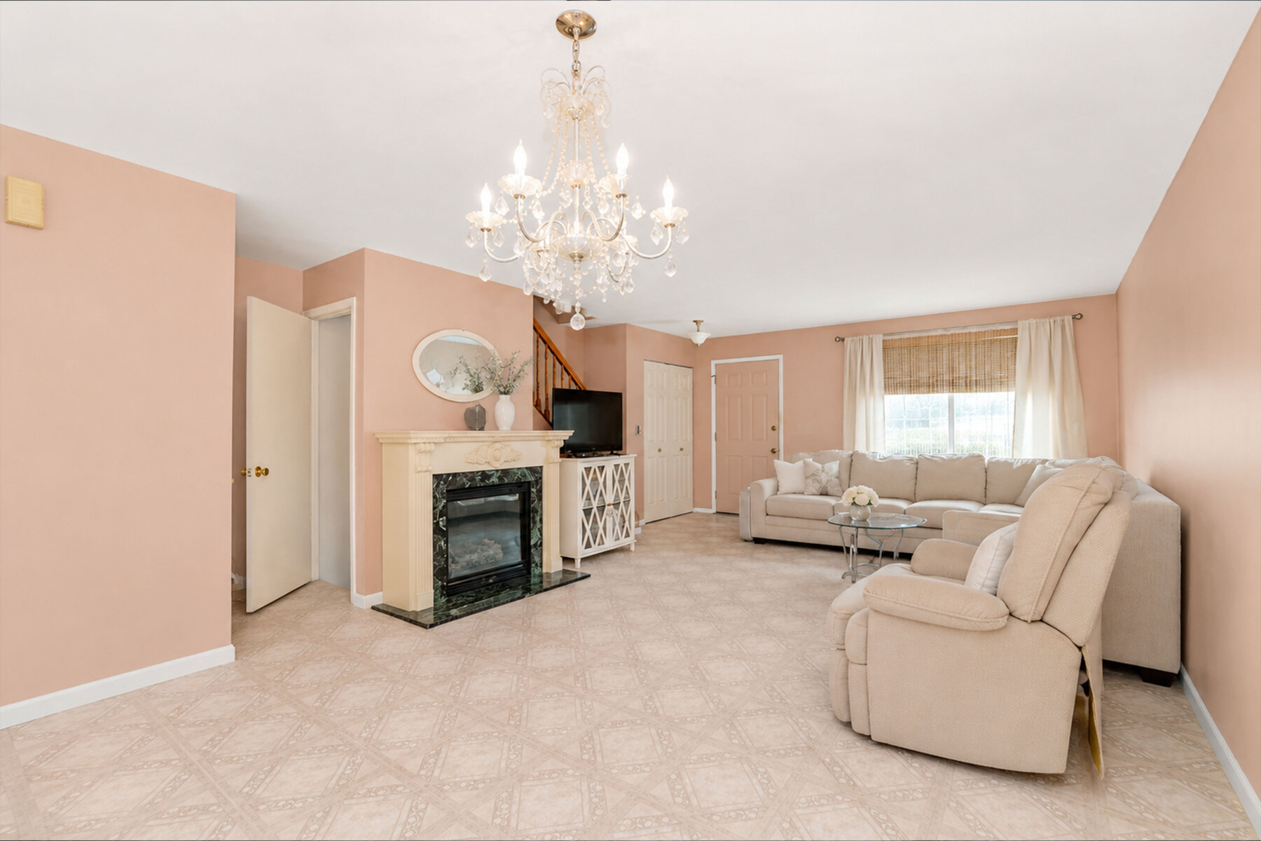 29 Wood Court Living Room With Fireplace