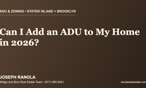 Can I Add an ADU to My Staten …