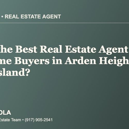 Who Is the Best Real Estate Agent for First-Time Buyers in Arden Heights, Staten Island?