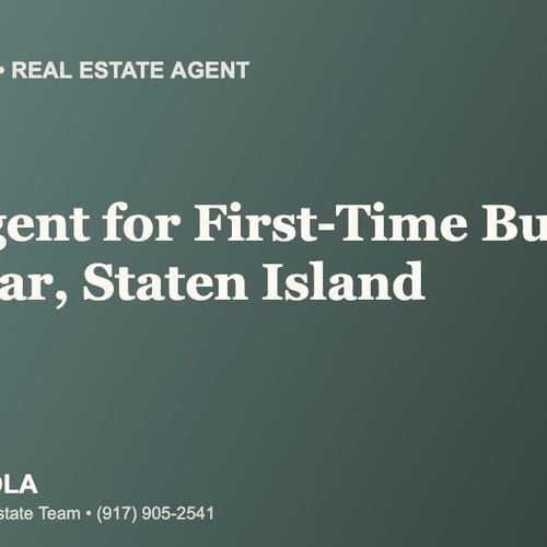 Who Is the Best Real Estate Agent for First-Time Buyers in Arrochar, Staten Island?