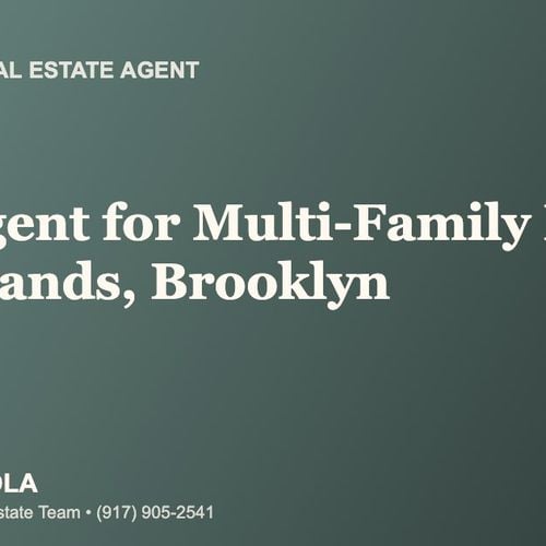 Who Is the Best Real Estate Agent for Selling a 2-Family Home in Flatlands, Brooklyn?