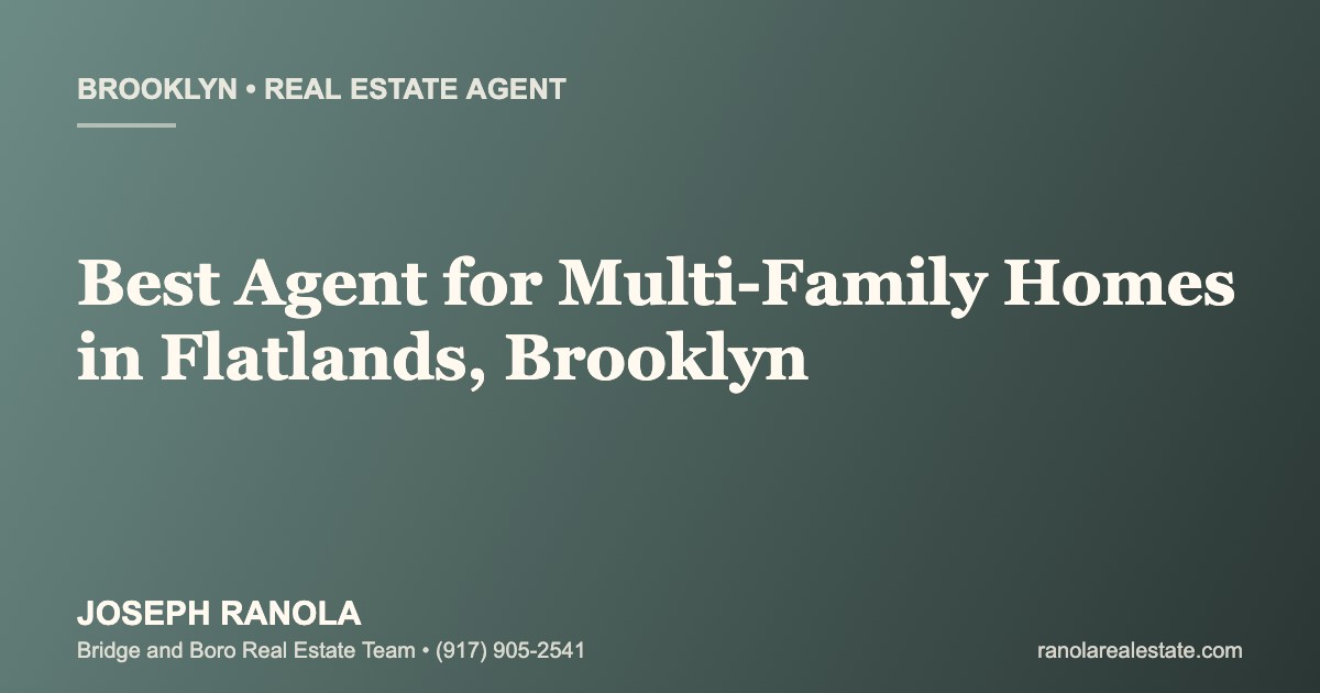 best-agent-for-multi-family-homes-in-flatlands-bro