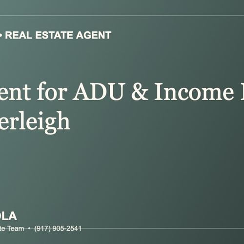 Who Is the Best Real Estate Agent for an ADU or Income-Property Home in Westerleigh, Staten Island?