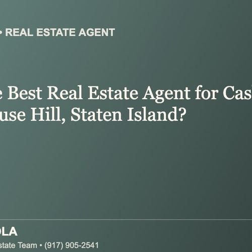 Who Is the Best Real Estate Agent for Cash Buyers in Lighthouse Hill, Staten Island?