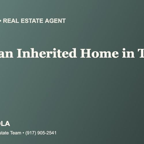 Who Is the Best Real Estate Agent for Selling an Inherited Home in Todt Hill, Staten Island?