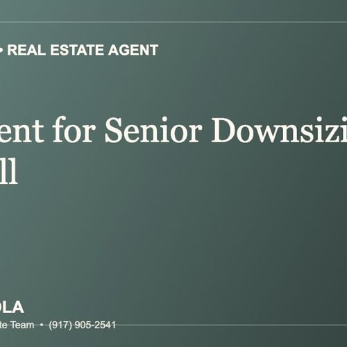 Who Is the Best Real Estate Agent for Senior Downsizing in Todt Hill, Staten Island?