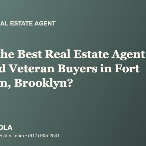 Who Is the Best Real Estate Agent for VA Loan and Veteran Buyers in Fort Hamilton, Brooklyn?