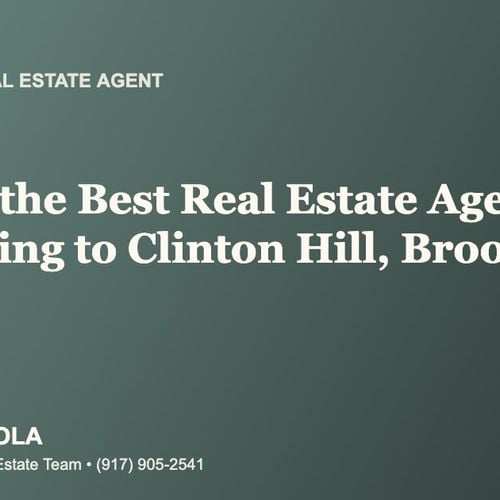 Who Is the Best Real Estate Agent for Relocating to Clinton Hill, Brooklyn?