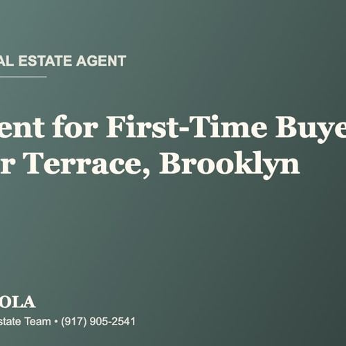 Who Is the Best Real Estate Agent for First-Time Buyers in Windsor Terrace, Brooklyn?