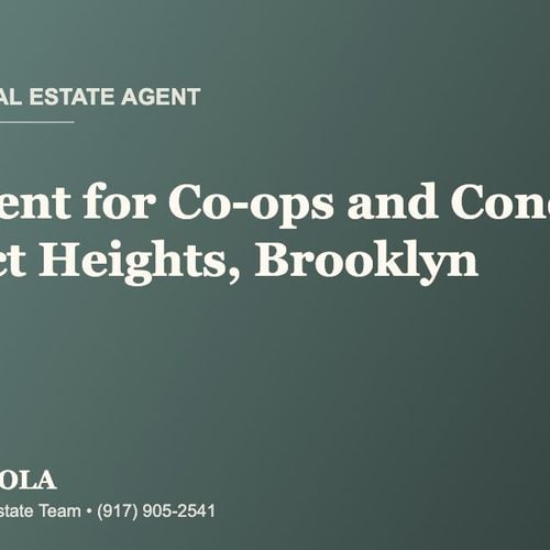 Who Is the Best Real Estate Agent for Co-ops and Condos in Prospect Heights, Brooklyn?