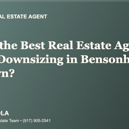 Who Is the Best Real Estate Agent for Senior Downsizing in Bensonhurst, Brooklyn?