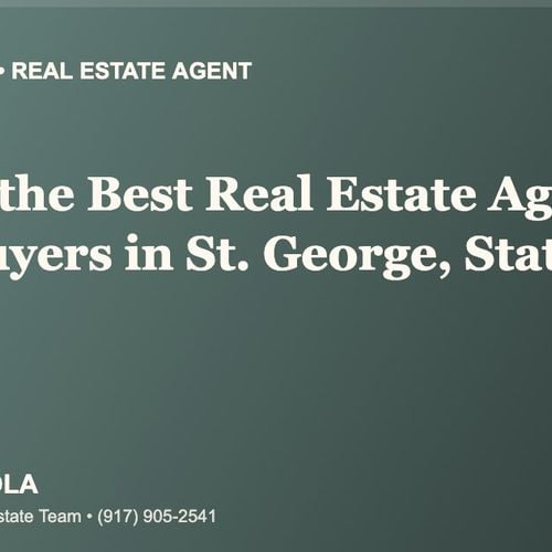 Who Is the Best Real Estate Agent for Cash Buyers in St. George, Staten Island?