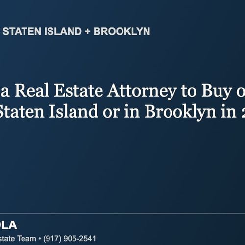 Do I Need a Real Estate Attorney to Buy or Sell a Home on Staten Island or in Brooklyn in 2026?