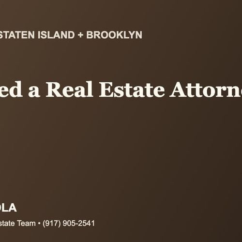 Do I Need a Real Estate Attorney to Buy or Sell a Home on Staten Island or in Brooklyn in 2026?