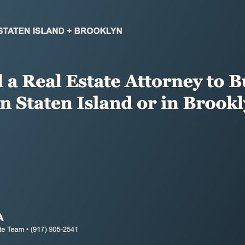 Do I Need a Real Estate Attorney to Buy or Sell a Home on Staten Island or in Brooklyn in 2026?