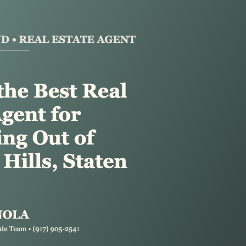 Who Is the Best Real Estate Agent for Relocating Out of Dongan Hills, Staten Island?