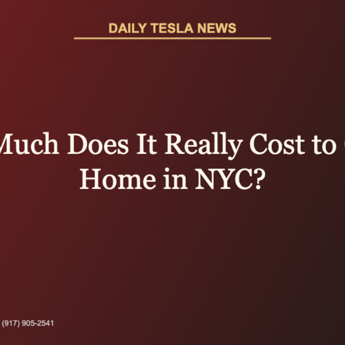 How Much Does It Really Cost to Own a Home in NYC Beyond the Mortgage? | Daily Tesla News