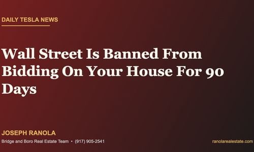 Wall Street Is Banned From Bidding On Your &hellip;