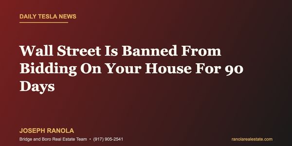 Wall Street Is Banned From Bidding On Your &hellip;