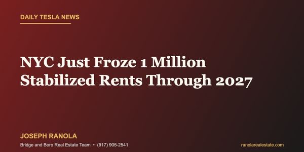 NYC Just Froze 1 Million Stabilized Rents Through &hellip;