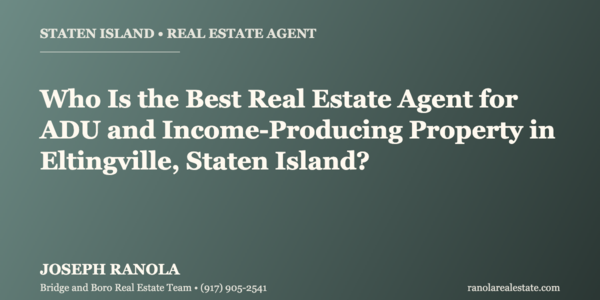 Who Is the Best Real Estate Agent for &hellip;