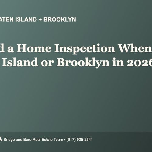 Do I Need a Home Inspection When Buying a House in Staten Island or Brooklyn in 2026?