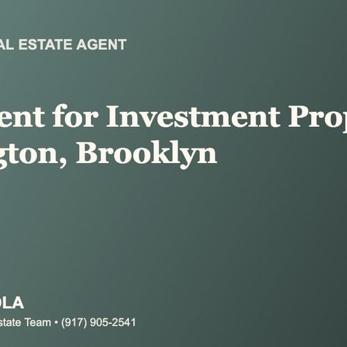 Who Is the Best Real Estate Agent for Investment Property in Kensington, Brooklyn?