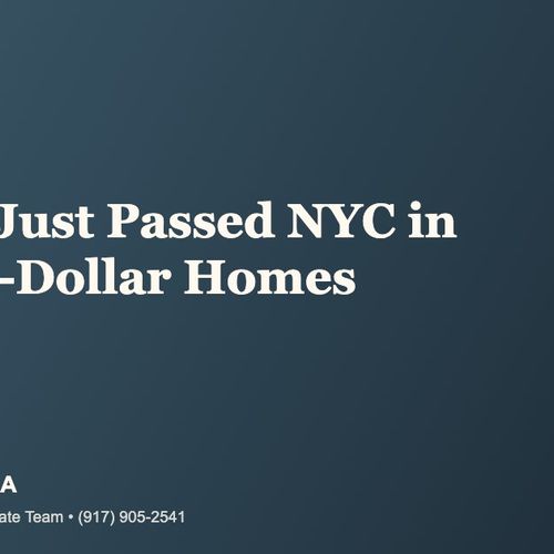 Miami Just Passed NYC in Million-Dollar Homes