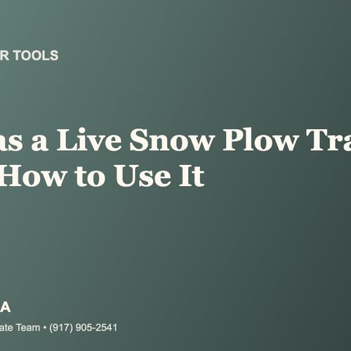 NYC Has a Live Snow Plow Tracker — Here's How to Use It