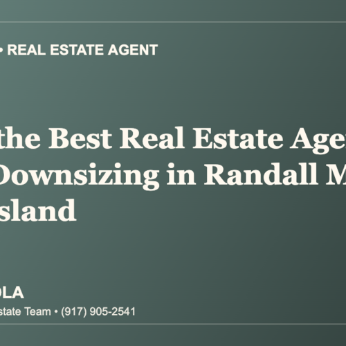 Who Is the Best Real Estate Agent for Senior Downsizing in Randall Manor, Staten Island?