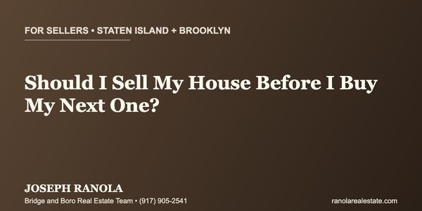 Should I Sell My House Before I Buy &hellip;