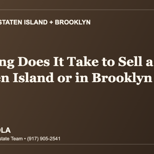How Long Does It Take to Sell a House on Staten Island or in Brooklyn in 2026?