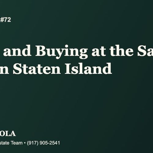 Sold Stories #72: Selling and Buying at the Same Time - A Staten Island Family Handled Start to Finish
