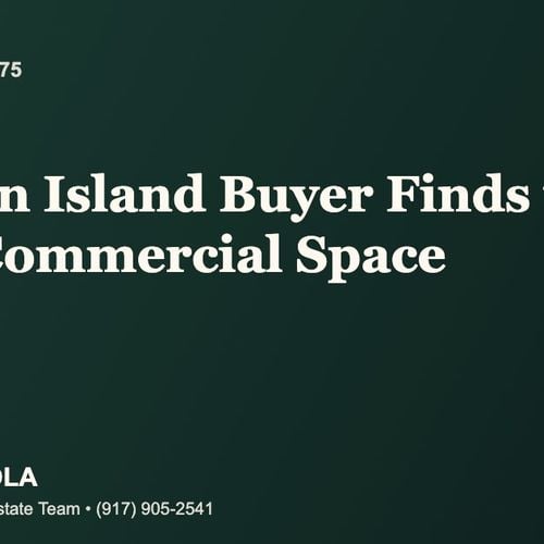 Sold Stories #75: A Staten Island Buyer Finds the Right Commercial Space and Refers His Family