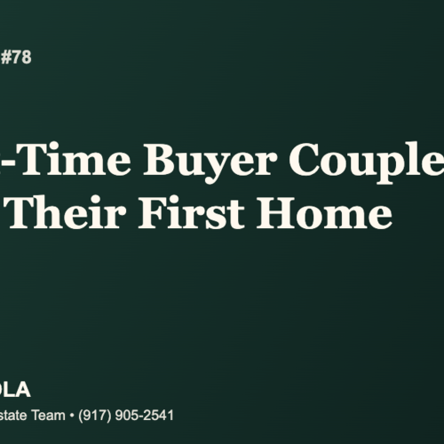 Sold Stories #78: A First-Time Buyer Couple Closes Their First Home With Confidence