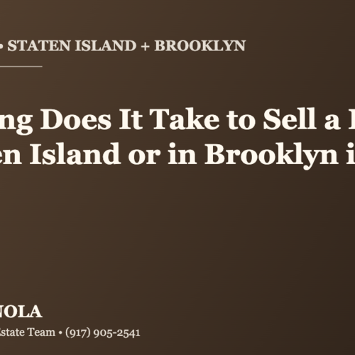How Long Does It Take to Sell a House on Staten Island or in Brooklyn in 2026?