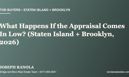 What Happens If the Appraisal Comes In Low …
