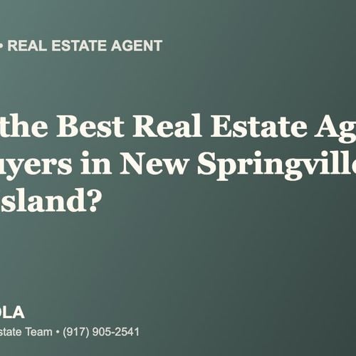 Who Is the Best Real Estate Agent for Cash Buyers in New Springville, Staten Island?