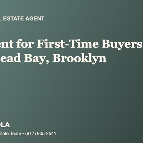 Who Is the Best Real Estate Agent for First-Time Buyers in Sheepshead Bay, Brooklyn?