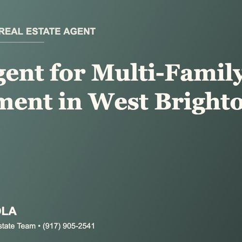 Who Is the Best Real Estate Agent for Multi-Family Investment Property in West Brighton, Staten Island?