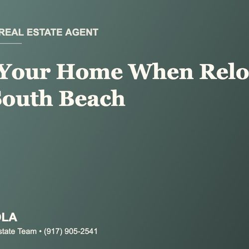 Who Is the Best Real Estate Agent for Selling Your Home When Relocating Out of South Beach, Staten Island?